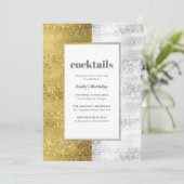 Cocktailparty Kaart (Staand voorkant)