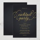 Cocktailparty Kaart (Voorkant / Achterkant)