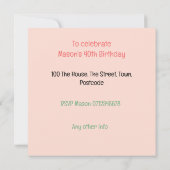 Cocktailparty katten retro gesofisticeerd kaart (Achterkant)