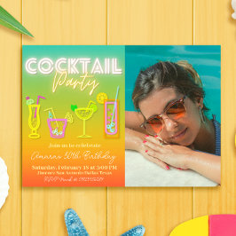 Cocktailparty met foto kaart