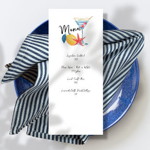 Cocktailparty met Kustsfeer Kaart