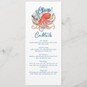 Cocktailparty met Kustsfeer Menu (Voorkant)