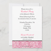 Cocktailparty uitnodiging (Achterkant)