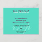Cocktailparty uitnodiging template briefkaart (Achterkant)