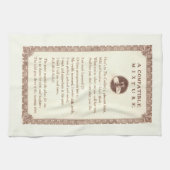 Cocktailpoëzie Barhanddoek Theedoek (Horizontaal)