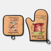 Cocktailrecepten, keukengeschenk Moscow Mule Ovenwant & Pannenlap Set (Voorkant)