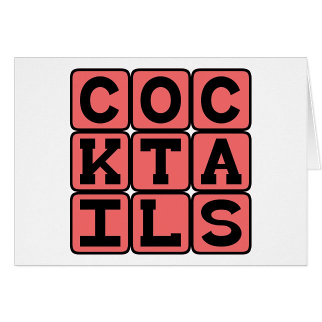 Cocktails, alcoholhoudende dranken (Voorkant Horizontaal)