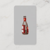 Cocktails/Bartender/Waterverf bier Visitekaartje (Voorkant)