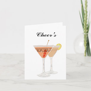 Cocktails bewerkbaar  kaart