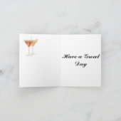 Cocktails bewerkbaar  kaart (Binnen)