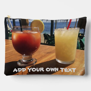 Cocktails bij de zee aangepaste tekst etui