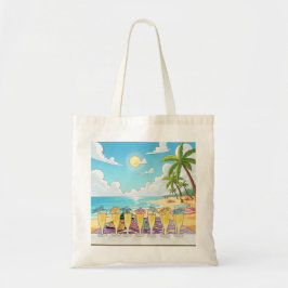 Cocktails bij het strand tas