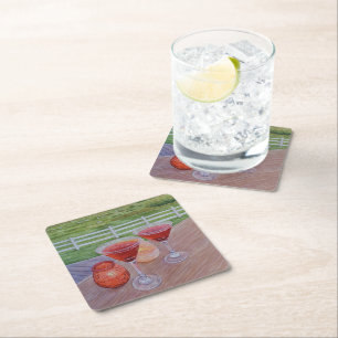 Cocktails bij Mission Ranch Kartonnen Onderzetters