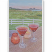 Cocktails bij Mission Ranch Sticker (Voorkant)