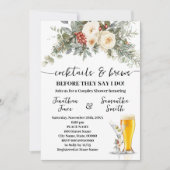 Cocktails & Brews Before I do Winter Shower Kaart (Voorkant)