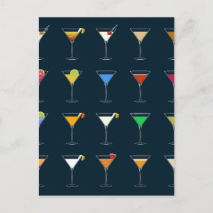 Cocktails Briefkaart