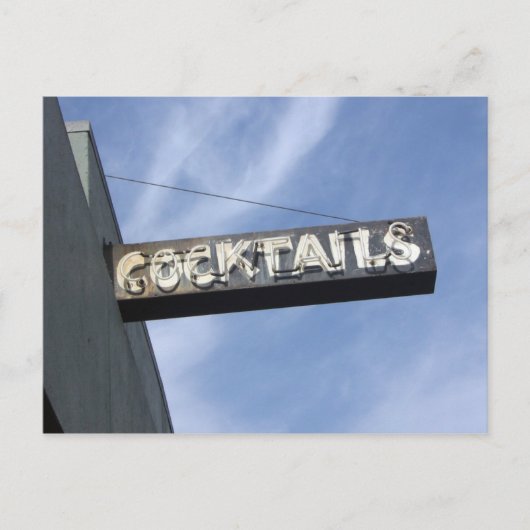 cocktails briefkaart (Voorkant)