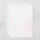 Cocktails Brunch & Bubbly Bruidsfeest Bedankkaart (Achterkant)