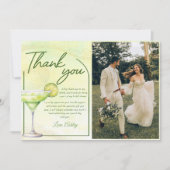 Cocktails Brunch & Bubbly Bruidsfeest Foto Bedankkaart (Voorkant)