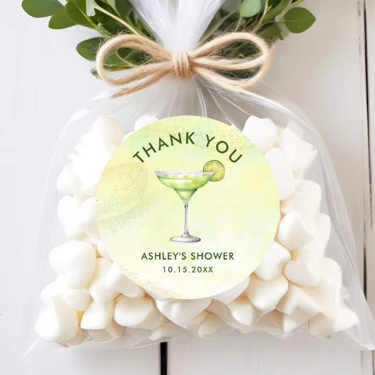 Cocktails Brunch & Bubbly Bruidsfeest  Ronde Sticker