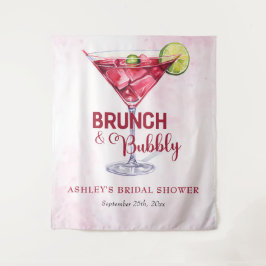 Cocktails Brunch & Bubbly Bruidsfeest  Wandkleed