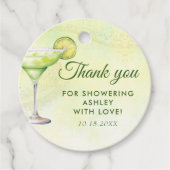 Cocktails Brunch & Bubbly Bruiloft  Bedankjes Labels (Voorkant)