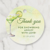 Cocktails Brunch & Bubbly Bruiloft Feest Bedankjes Labels (Achterkant)