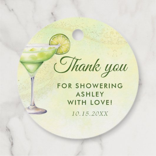 Cocktails Brunch & Bubbly Bruiloft Feest Bedankjes Labels (Achterkant)