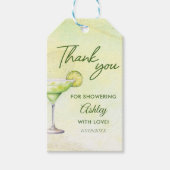 Cocktails Brunch & Bubbly Bruiloft Feestje  Cadeaulabel (Voorkant)