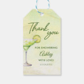 Cocktails Brunch & Bubbly Bruiloft Feestje  Cadeaulabel (Achterkant)