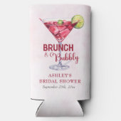 Cocktails Brunch & Bubbly Bruiloft Feestje Seltzer Blikjeskoeler (Achterkant)