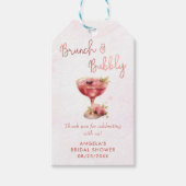 Cocktails Brunch & Bubbly Vrijgezellenfeest Cadeaulabel (Voorkant)