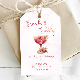 Cocktails Brunch & Bubbly Vrijgezellenfeest Cadeaulabel
