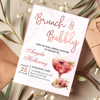 Cocktails Brunch & Bubbly Vrijgezellenfeest Kaart