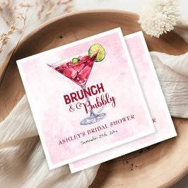 Cocktails Brunch & Bubbly Vrijgezellenfeest Servet