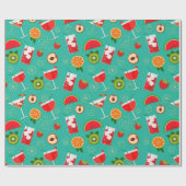 Cocktails Cadeaupapier (Vlak)