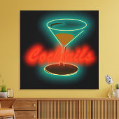 Cocktails Canvas Afdruk (Insitu (Woonkamer))