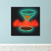 Cocktails Canvas Afdruk (Insitu (Houten vloer))