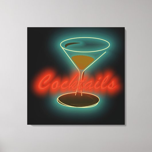 Cocktails Canvas Afdruk (Voorkant)