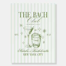 Cocktails Club Bachelorette Party Groen