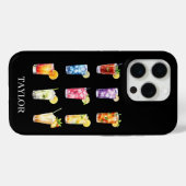 Cocktails Cocktails Cocktails Monogrammed Case-Mate iPhone Case (Achterkant (horizontaal))