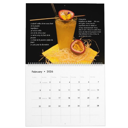 Cocktails de vodka Fascination Kalender (Feb 2026)