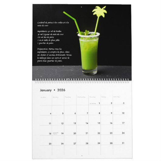 Cocktails de vodka Fascination Kalender (Jan 2026)