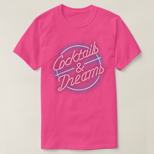 Cocktails Dreams  T-shirt (Design voorkant)