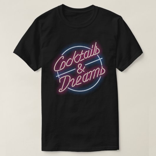 Cocktails Dreams T-shirt (Design voorkant)
