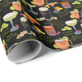 Cocktails en contemplatie cadeaupapier (Rol Hoek)