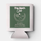 Cocktails en Country Clubs Bachelorette Blikjeskoeler (Achterkant)