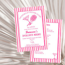 Cocktails en country clubs tennis vrijgezellenfees