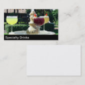 Cocktails en Drinken Visitekaartje (Voorkant / Achterkant)