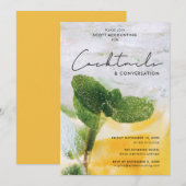 Cocktails en gesprek kaart (Voorkant / Achterkant)